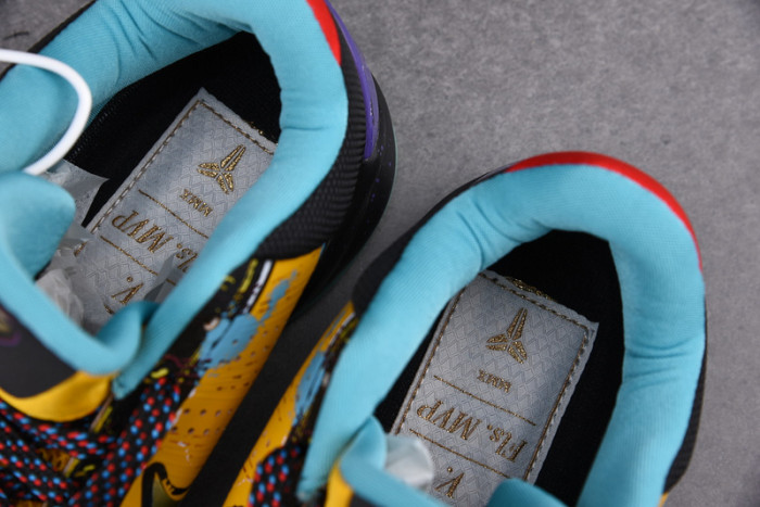 zoom kobe 5 x lakers black/de sol-varsity purple 386430-071