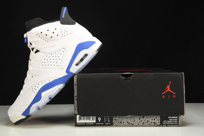jordan 6 retro sport blue (2014) - 384664-107