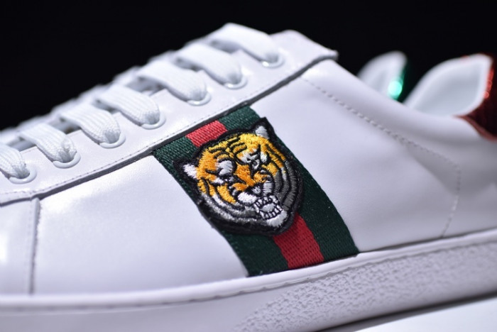 gc ace embroidered low-top sneaker with tiger mens