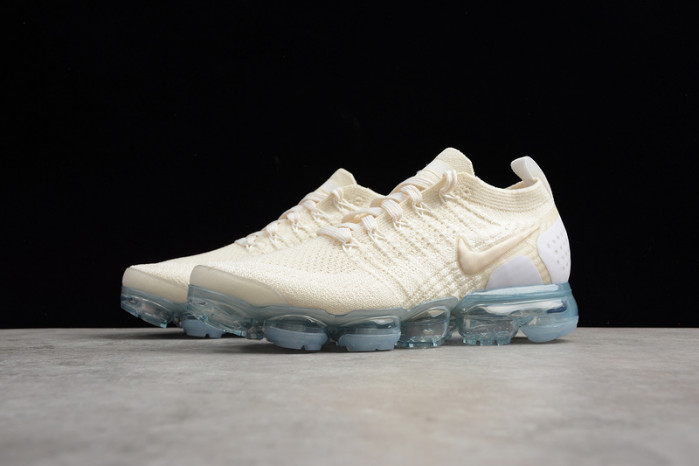 nike womens air vapormax flyknit 2.0 light cream 942843-201